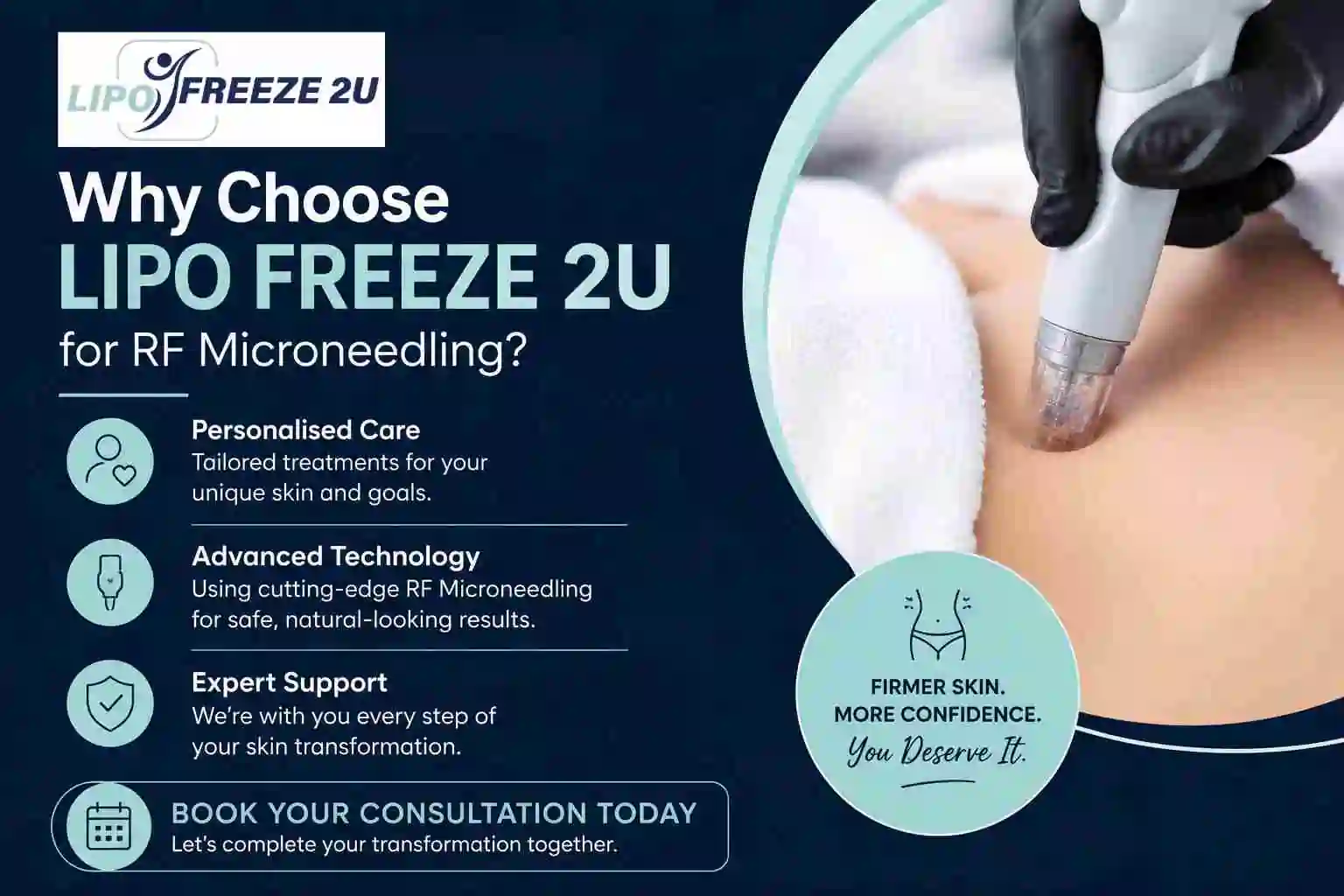 Why Choose LIPO FREEZE 2U for RF Microneedling Rochester?