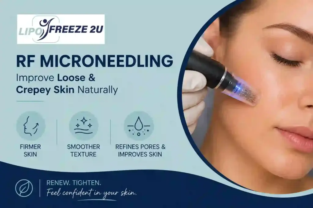 Can RF Microneedling Help Improve Loose and Crepey Skin Rochester?